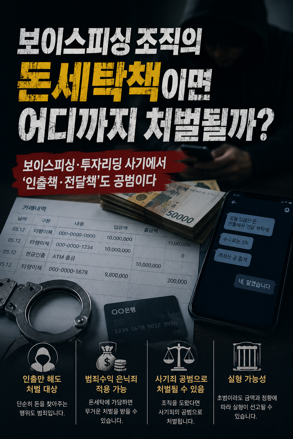 돈만 찾아주면 된다는데 처벌 될까?