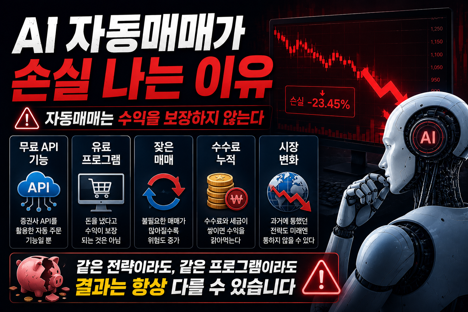 AI 자동매매가 손실 나는 이유
