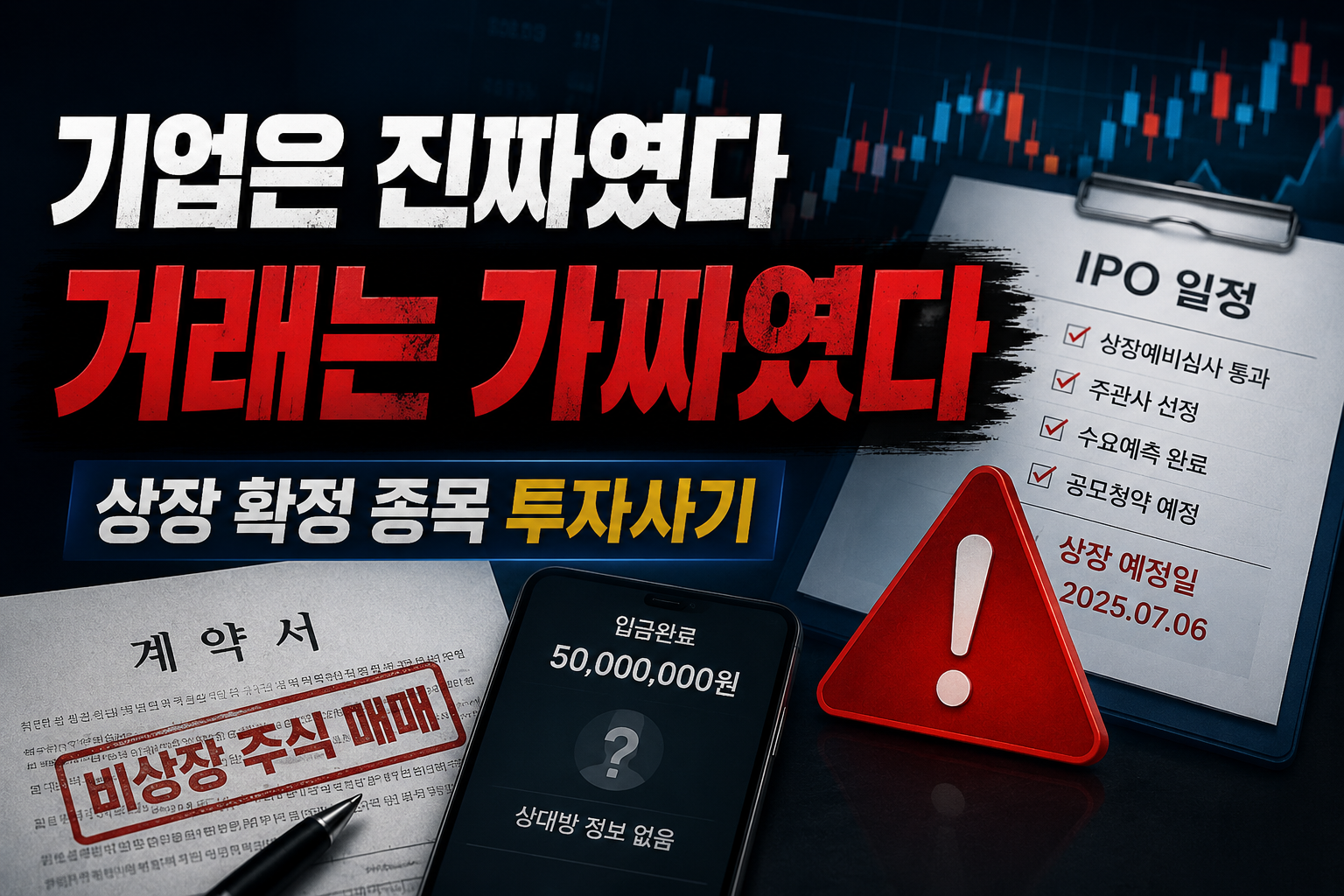 상장 확정이라는데 투자해도 될까? 비상장주식 사기 주의점